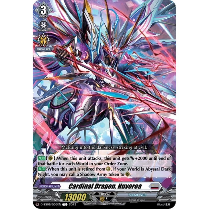 Image for Cardinal Dragon, Nuvorea (D-SS08/005EN) (SS08) - Cardfight Vanguard