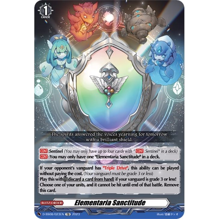 Image for Elementaria Sanctitude (D-SS08/023EN) (SS08) - Cardfight Vanguard