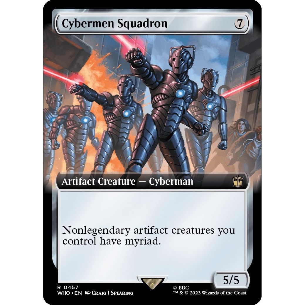 Image for Cybermen Squadron (Extended Art) (457) (WHO) - Magic: The Gathering