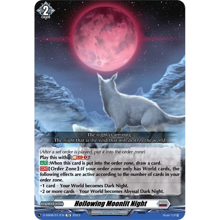 Image for Hollowing Moonlit Night (D-SS08/017EN) (SS08) - Cardfight Vanguard