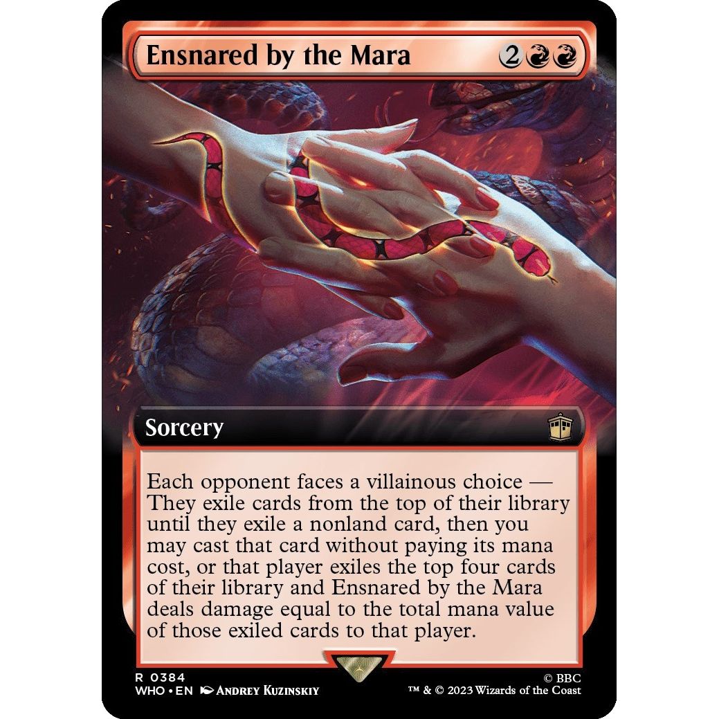 Image for Ensnared by the Mara (Extended Art) (384) (WHO) - Magic: The Gathering