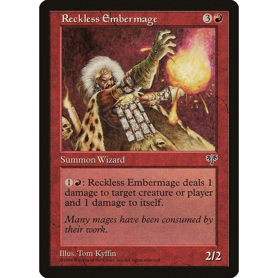Image for Reckless Embermage (MIR) - Magic: The Gathering