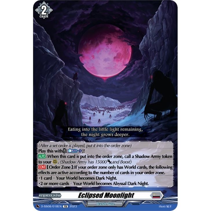 Image for Eclipsed Moonlight (D-SS08/018EN) (SS08) - Cardfight Vanguard
