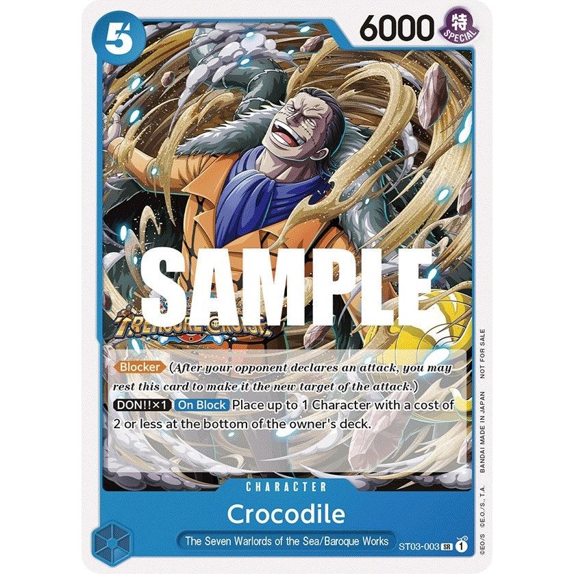 Image for Crocodile (Tournament Pack Vol. 5) (ST03-003) (OP-PR) - One Piece Card Game