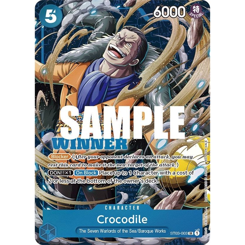Image for Crocodile (Winner Pack Vol. 5) (ST03-003) (OP-PR) - One Piece Card Game