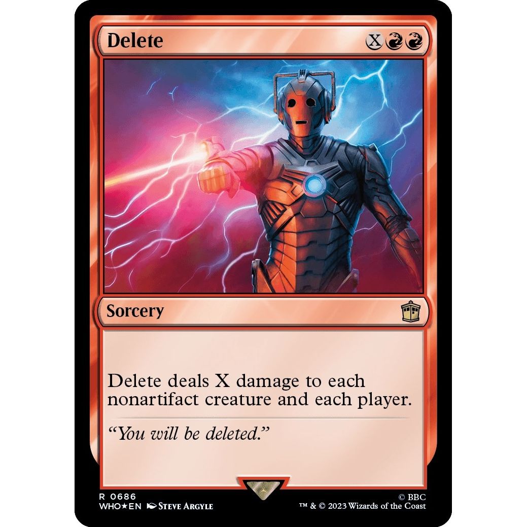 Image for Delete (Surge Foil) (686) (WHO) - Magic: The Gathering
