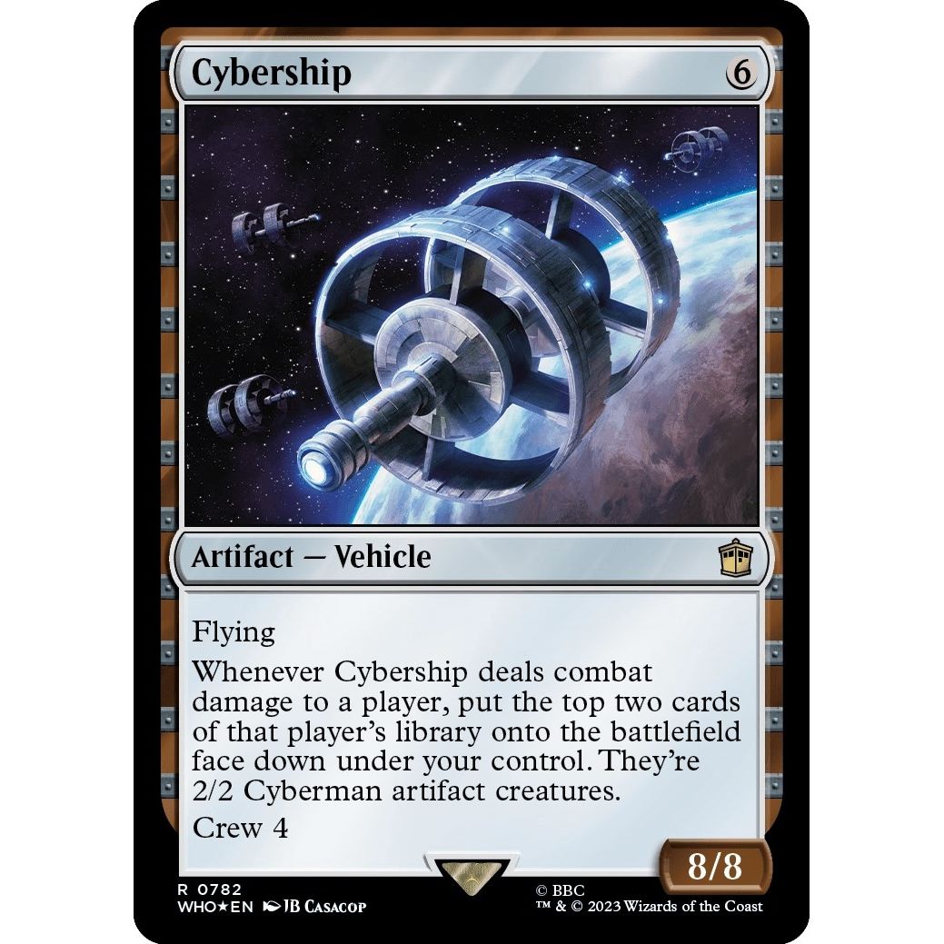 Image for Cybership (Surge Foil) (782) (WHO) - Magic: The Gathering