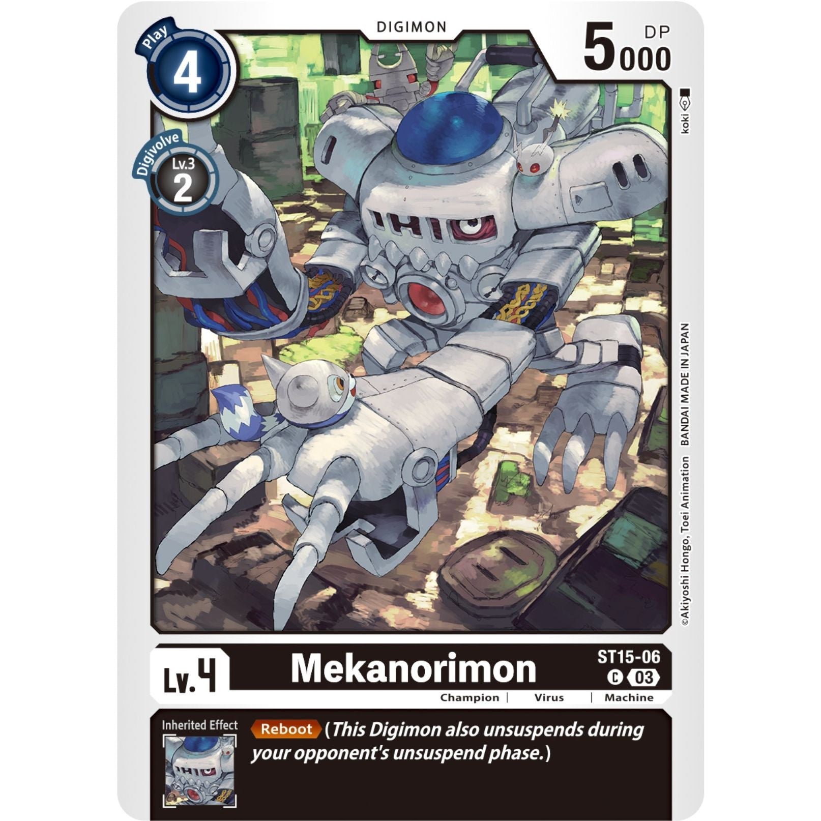 Image for Mekanorimon (ST15-06 C) (ST-15) - Digimon Card Game