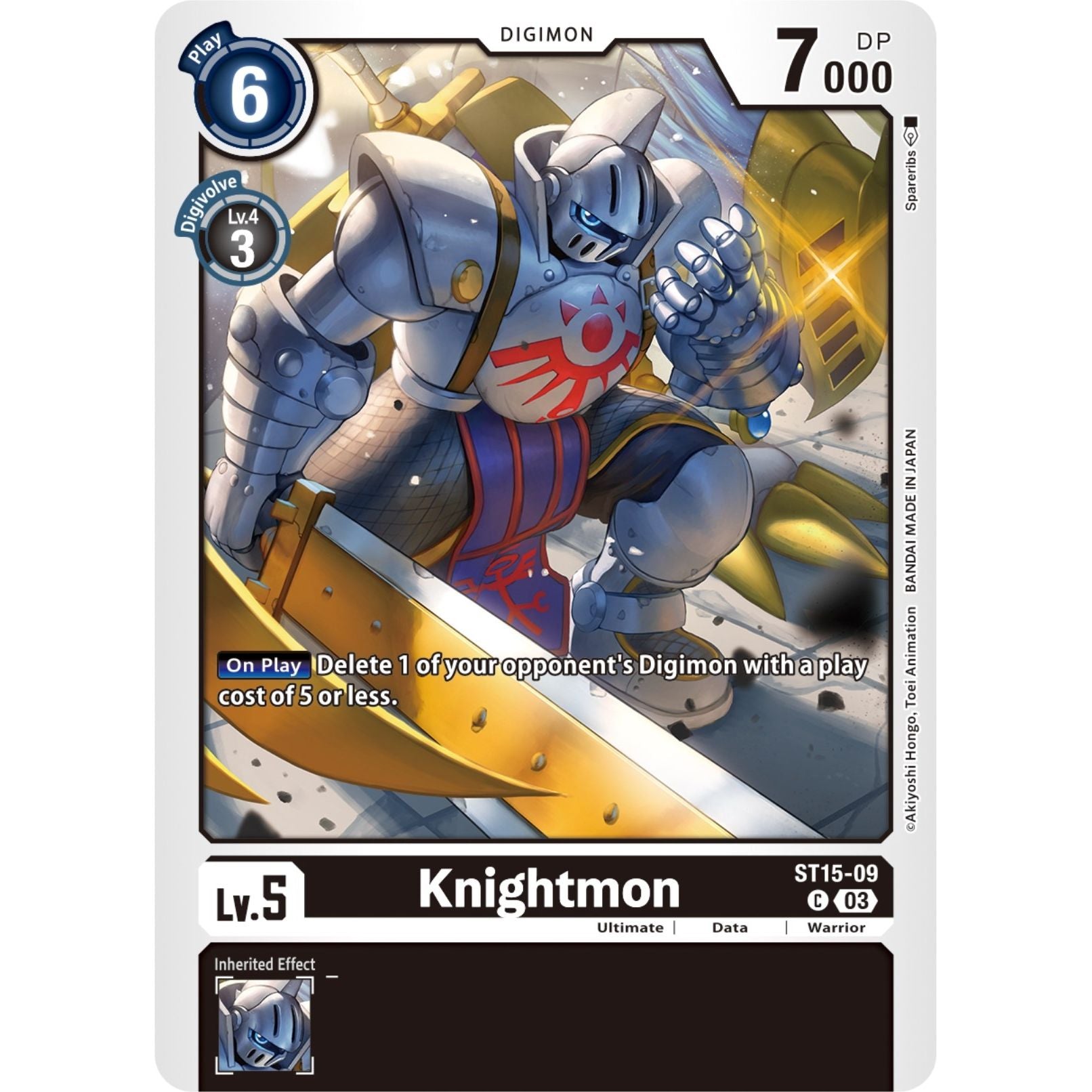 Image for Knightmon (ST15-09 C) (ST-15) - Digimon Card Game