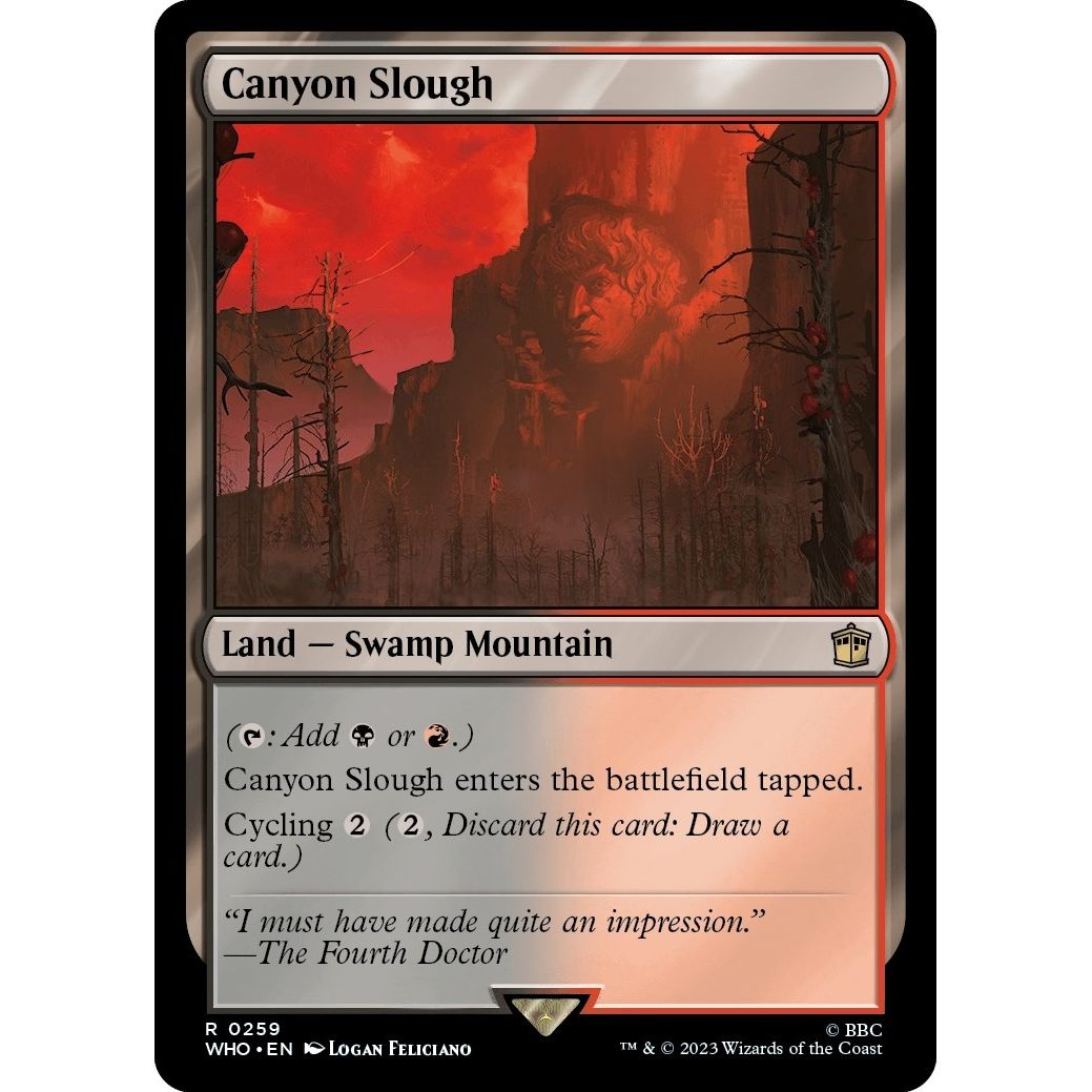 Image for Canyon Slough (259) (WHO) - Magic: The Gathering