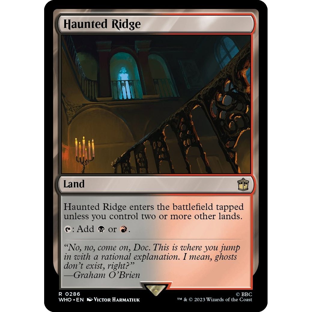 Image for Haunted Ridge (286) (WHO) - Magic: The Gathering