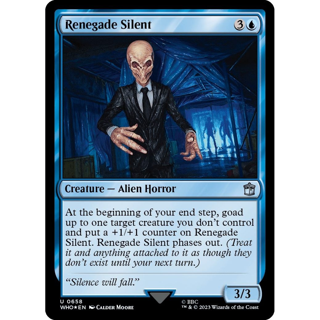 Image for Renegade Silent (Surge Foil) (658) (WHO) - Magic: The Gathering