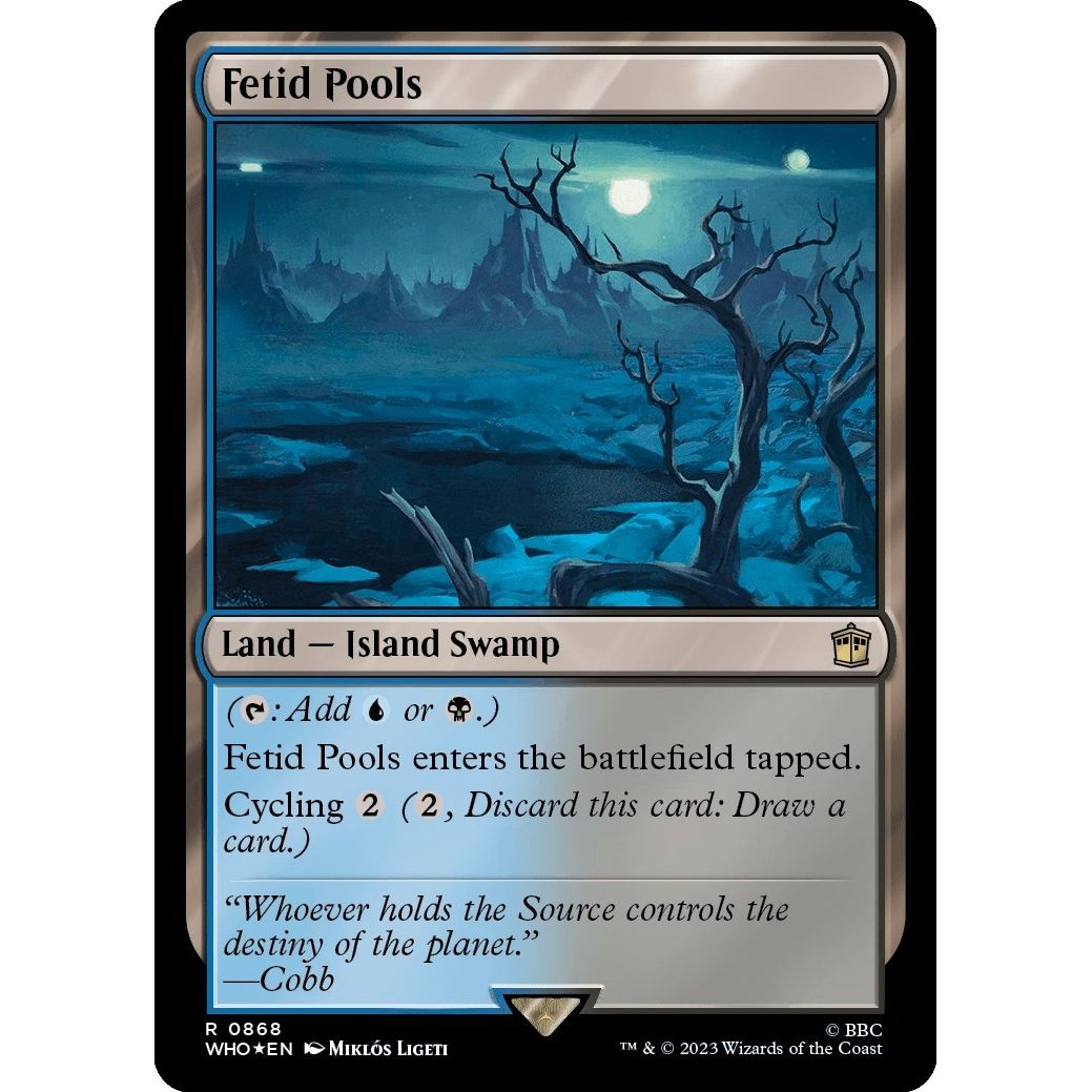 Image for Fetid Pools (Surge Foil) (868) (WHO) - Magic: The Gathering