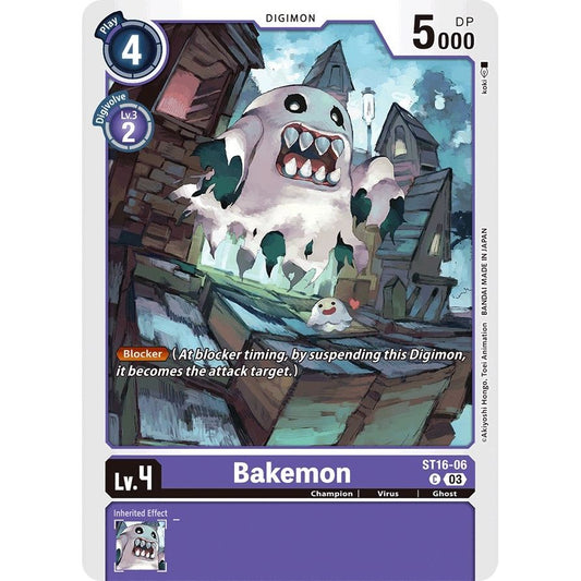 Image for Bakemon (ST16-06 C) (ST-16) - Digimon Card Game