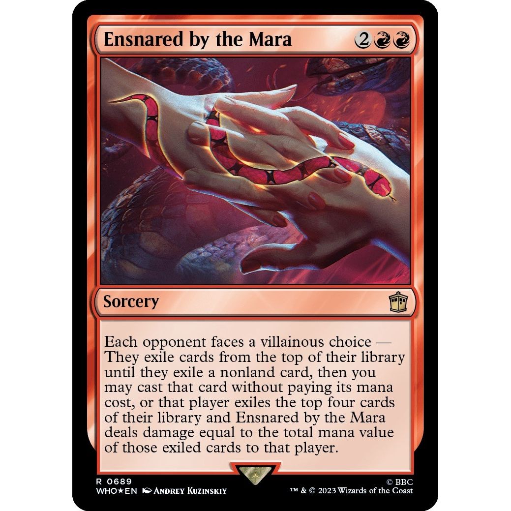 Image for Ensnared by the Mara (Surge Foil) (689) (WHO) - Magic: The Gathering