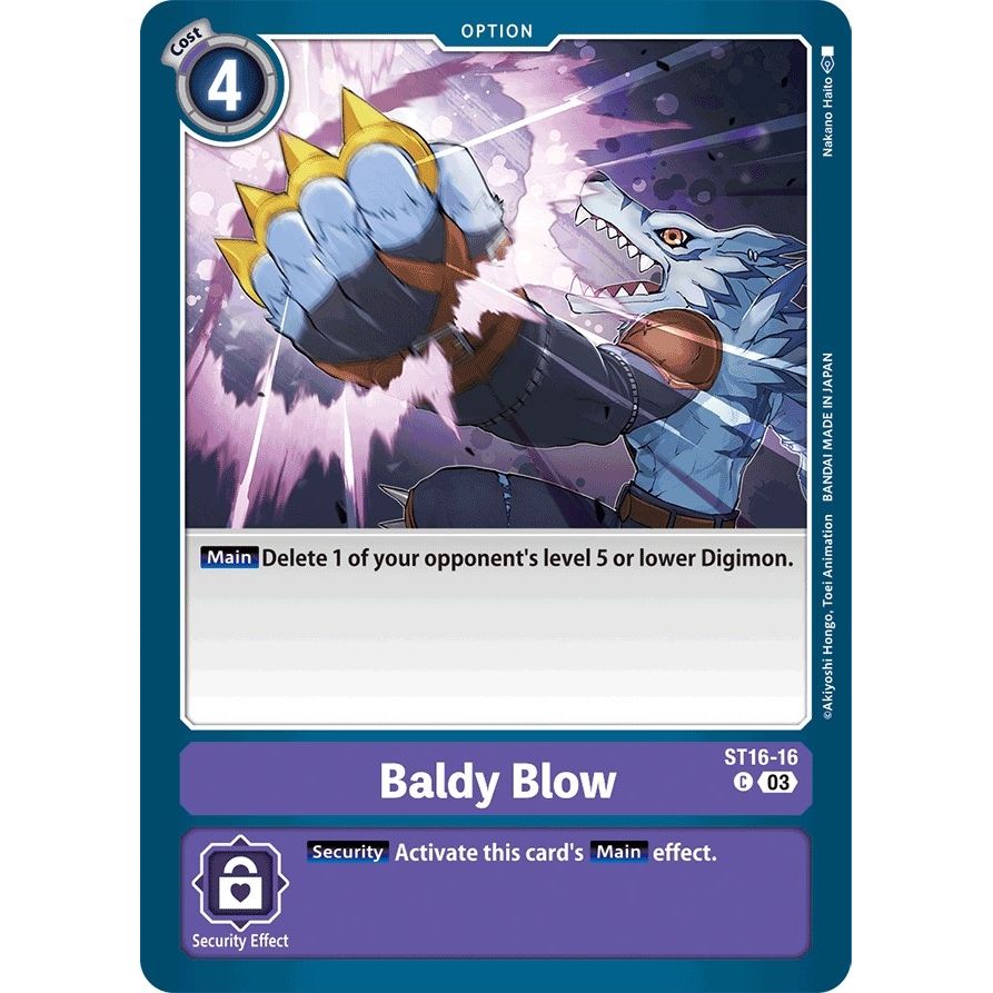 Image for Baldy Blow (ST16-16 C) (ST-16) - Digimon Card Game