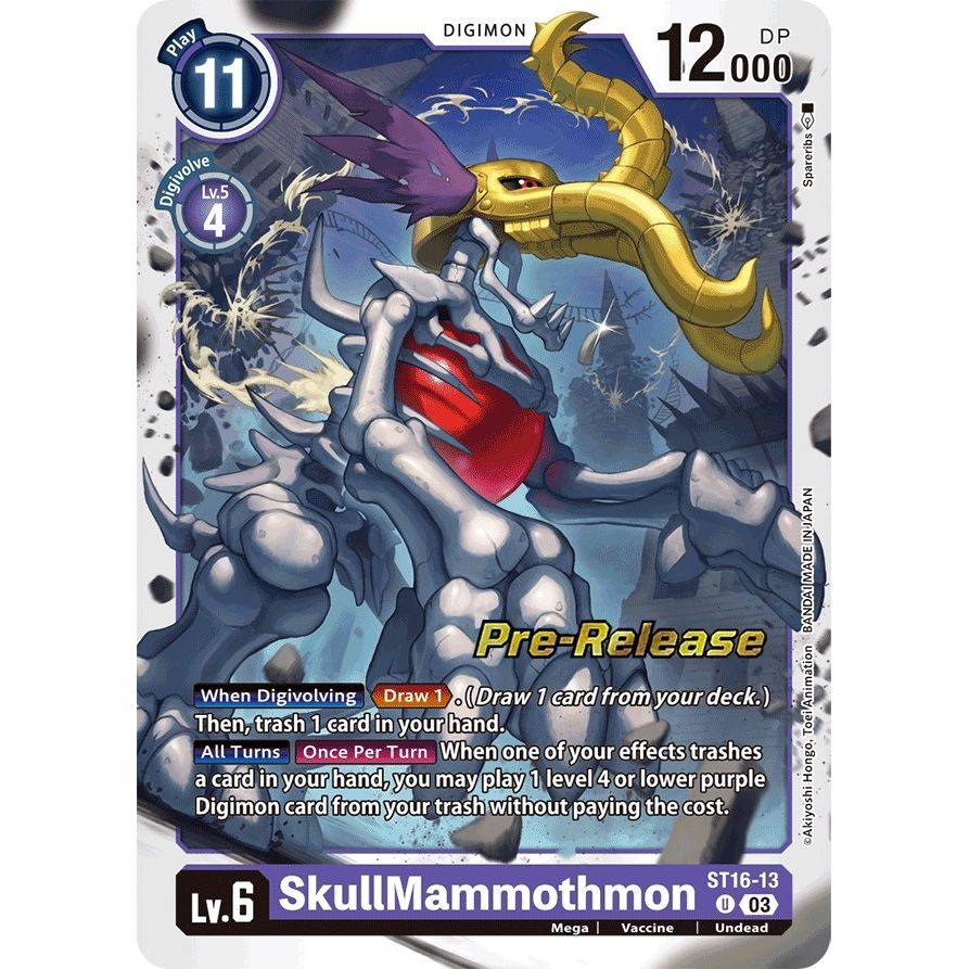 Image for SkullMammothmon (ST16-13 U) (ST-16_PR) - Digimon Card Game