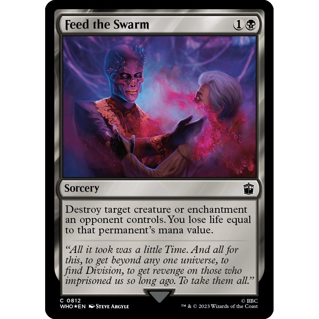 Image for Feed the Swarm (Surge Foil) (812) (WHO) - Magic: The Gathering