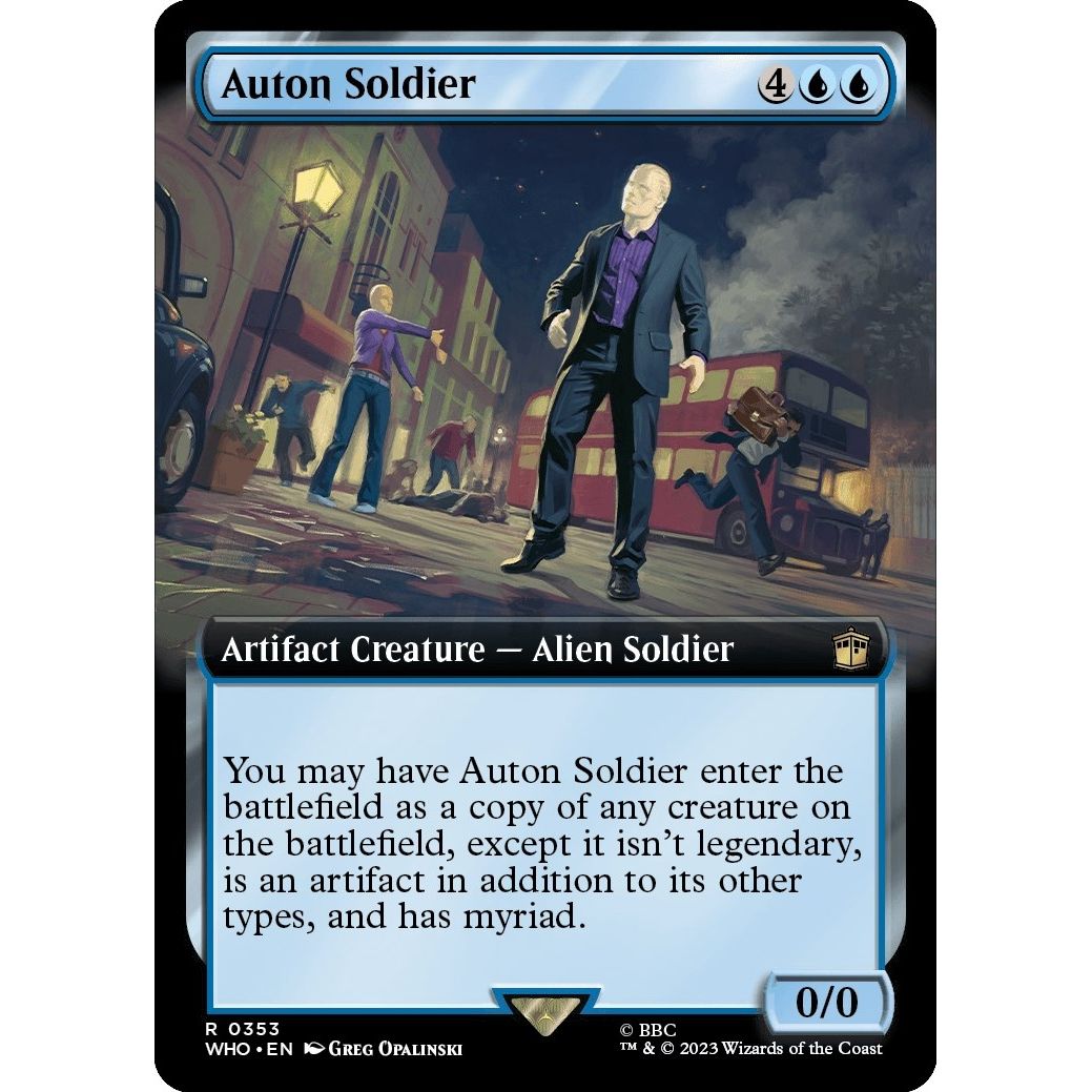 Image for Auton Soldier (Extended Art) (353) (WHO) - Magic: The Gathering