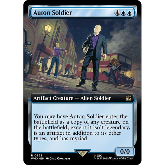 Image for Auton Soldier (Extended Art) (353) (WHO) - Magic: The Gathering