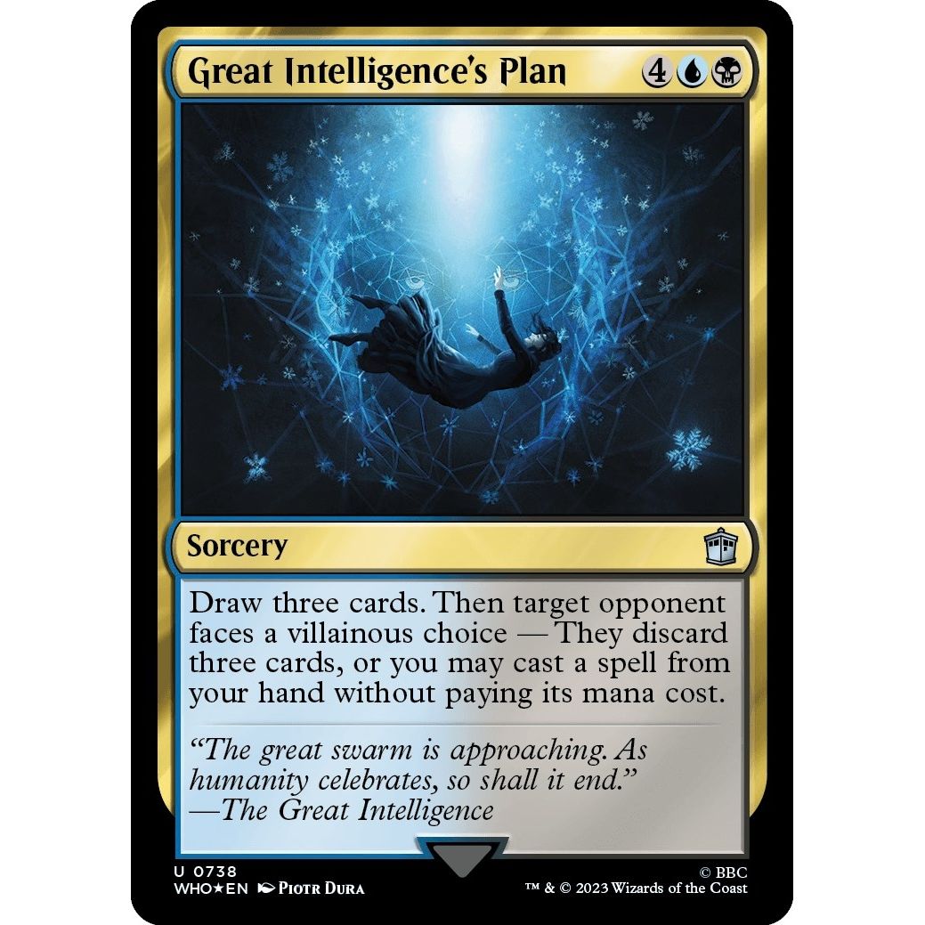 Image for Great Intelligence's Plan (Surge Foil) (738) (WHO) - Magic: The Gathering