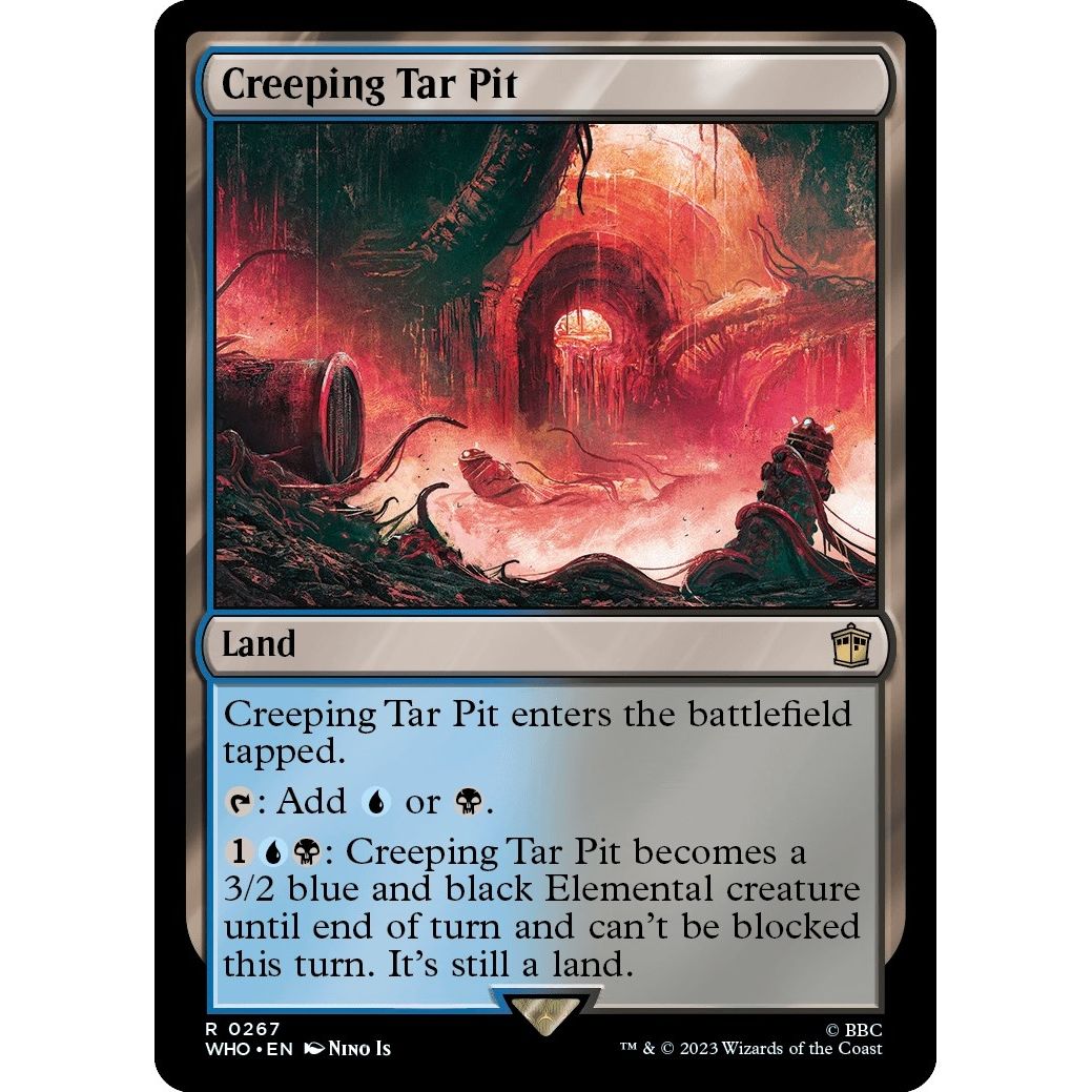 Image for Creeping Tar Pit (267) (WHO) - Magic: The Gathering