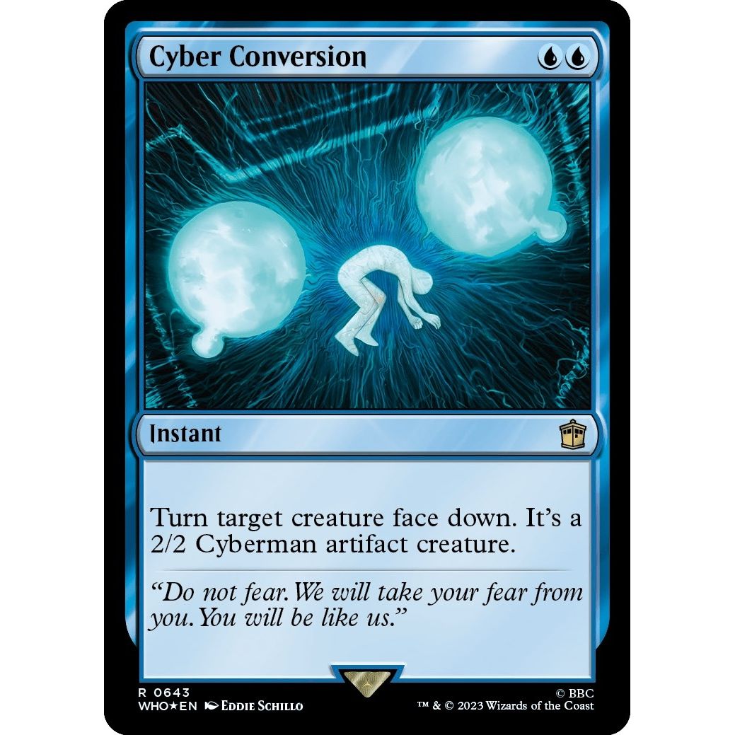 Image for Cyber Conversion (Surge Foil) (643) (WHO) - Magic: The Gathering