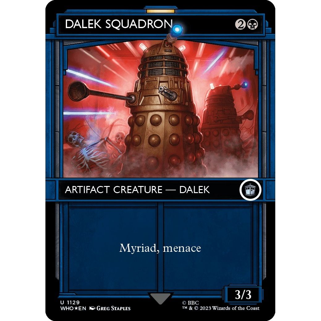 Image for Dalek Squadron (Showcase) (Surge Foil) (1129) (WHO) - Magic: The Gathering