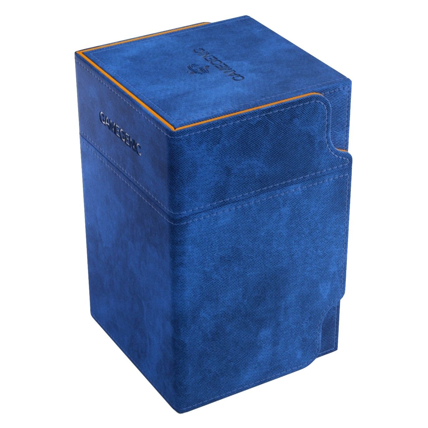 Image for GameGenic Watchtower 100+ XL Deck Box (Blue/Orange) - Deck Boxes