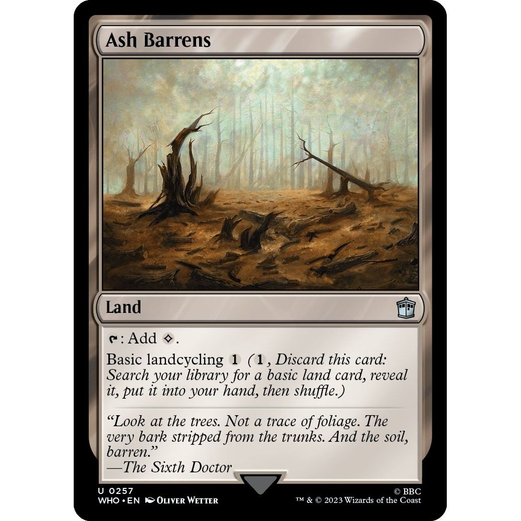 Image for Ash Barrens (257) (WHO) - Magic: The Gathering