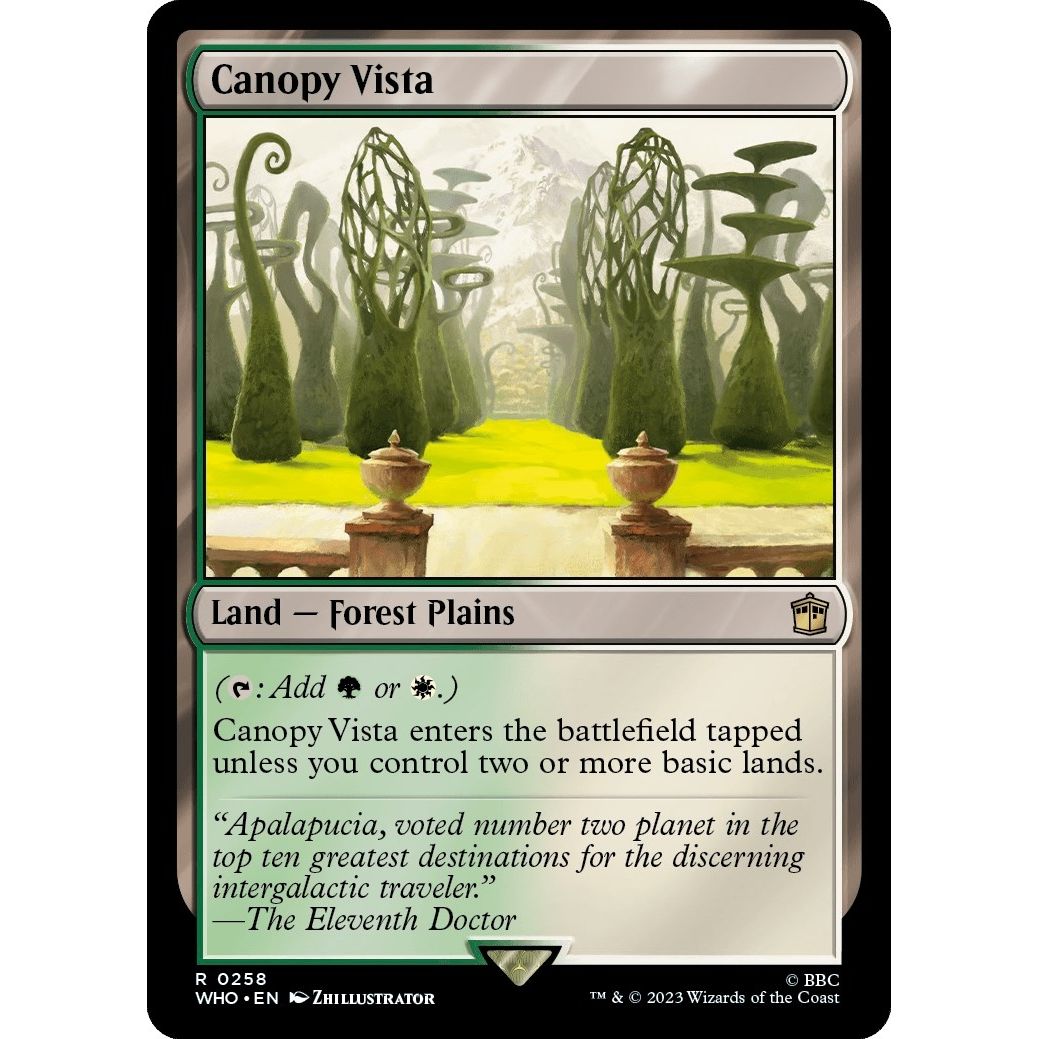 Image for Canopy Vista (258) (WHO) - Magic: The Gathering