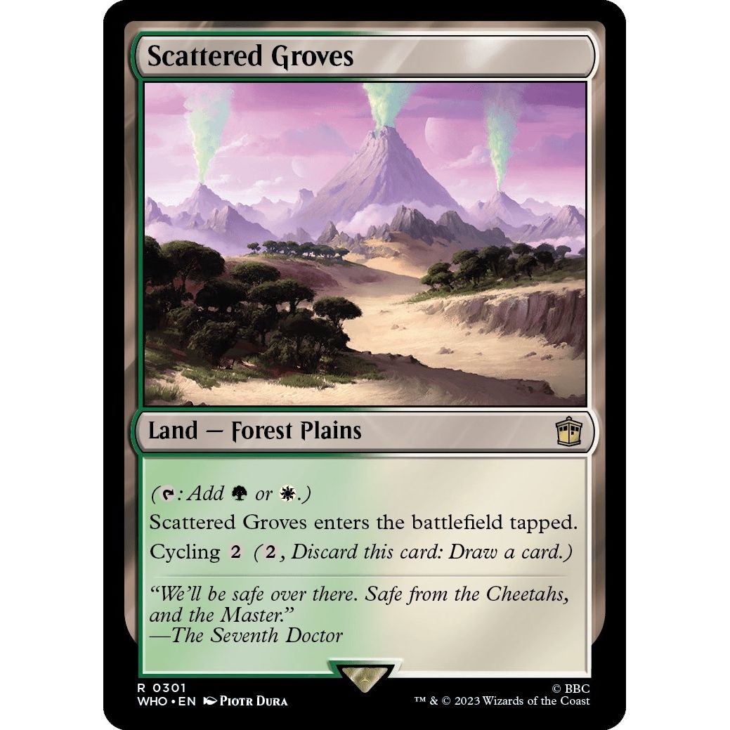 Image for Scattered Groves (301) (WHO) - Magic: The Gathering