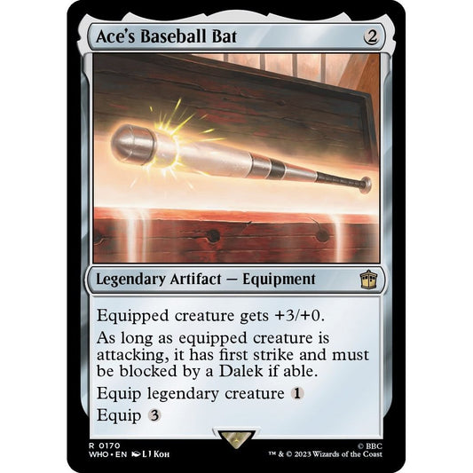 Image for Ace's Baseball Bat (170) (WHO) - Magic: The Gathering