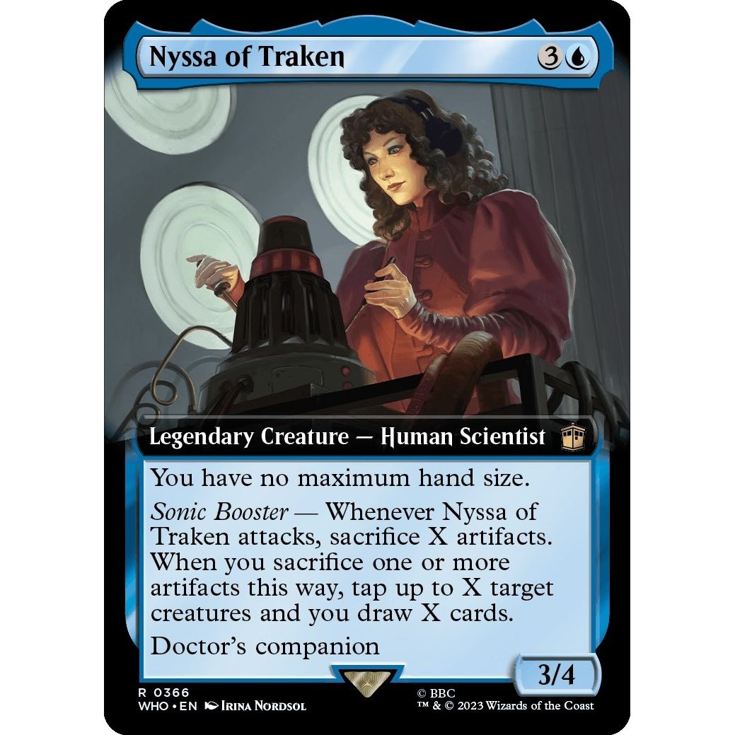 Image for Nyssa of Traken (Extended Art) (366) (WHO) - Magic: The Gathering