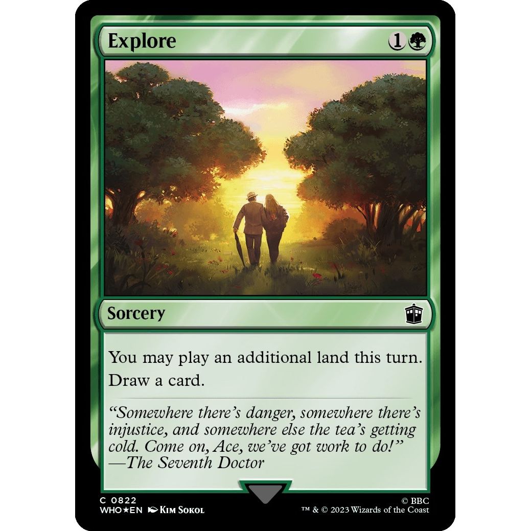 Image for Explore (Surge Foil) (822) (WHO) - Magic: The Gathering
