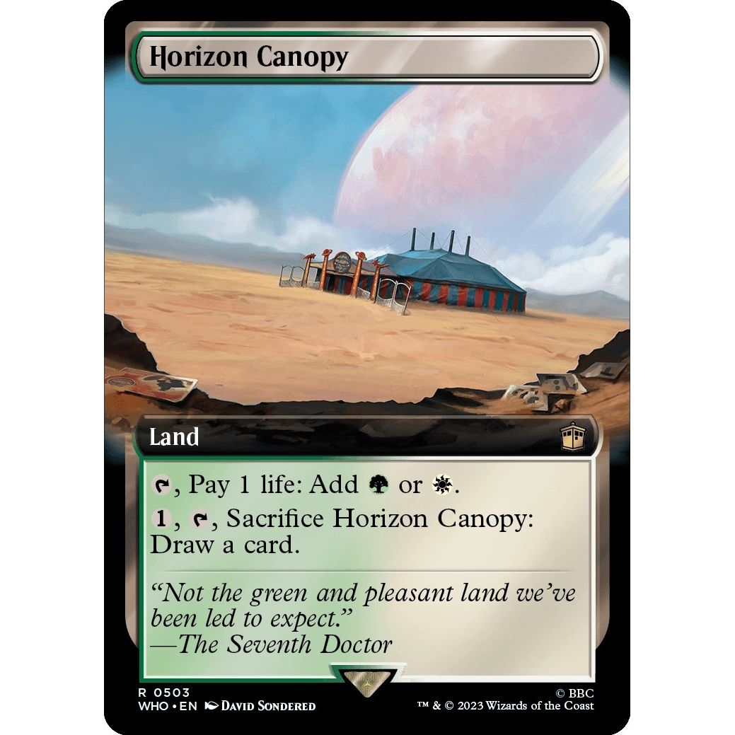 Image for Horizon Canopy (Extended Art) (503) (WHO) - Magic: The Gathering