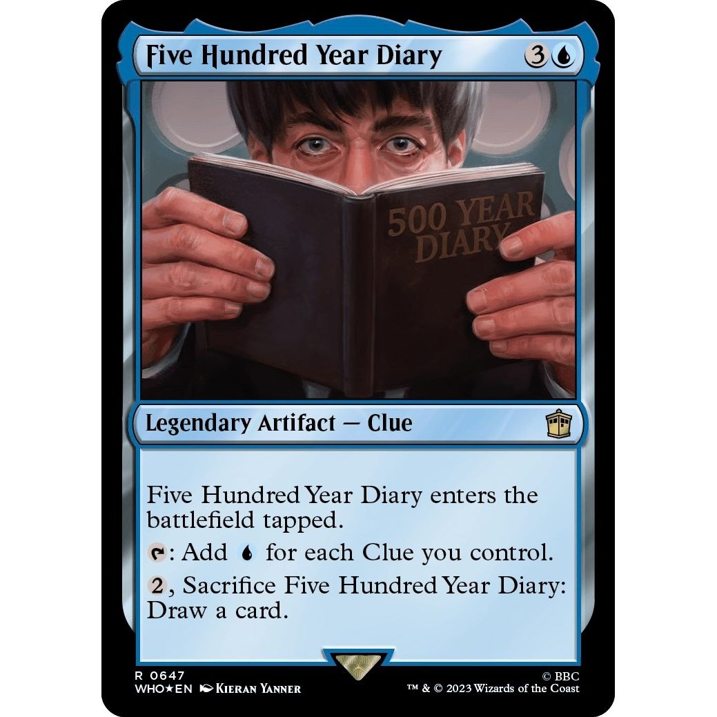 Image for Five Hundred Year Diary (Surge Foil) (647) (WHO) - Magic: The Gathering