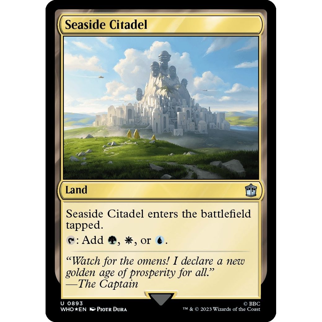 Image for Seaside Citadel (Surge Foil) (893) (WHO) - Magic: The Gathering