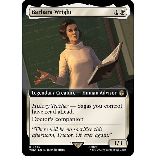 Image for Barbara Wright (Extended Art) (335) (WHO) - Magic: The Gathering