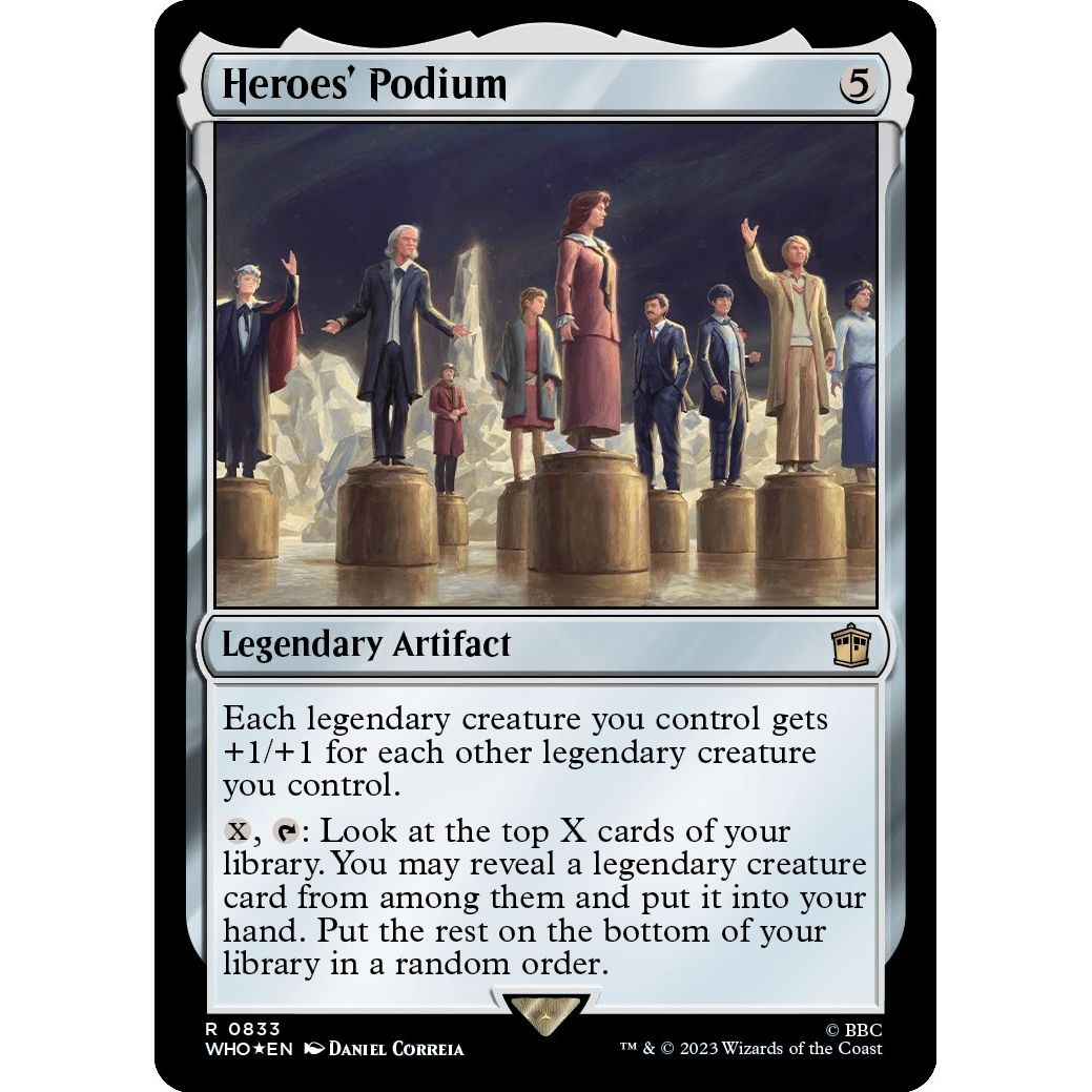 Image for Heroes' Podium (Surge Foil) (833) (WHO) - Magic: The Gathering
