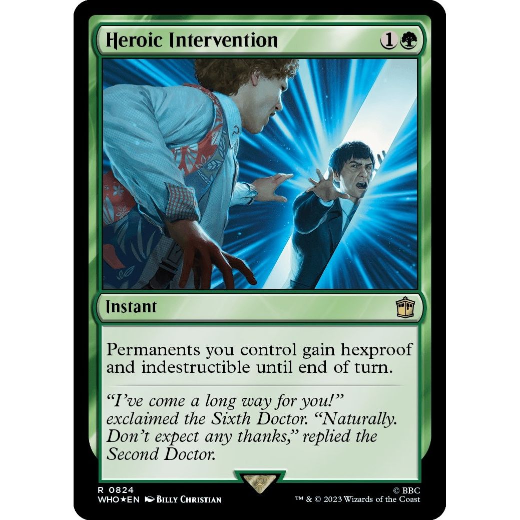 Image for Heroic Intervention (Surge Foil) (824) (WHO) - Magic: The Gathering