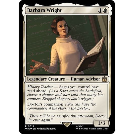 Image for Barbara Wright (Surge Foil) (619) (WHO) - Magic: The Gathering