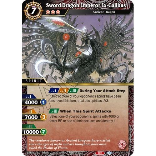 Image for Sword Dragon Emperor Ex-Calibus (Tournament Pack Vol. 3) (PR-020) (LEP) - Battle Spirits Saga