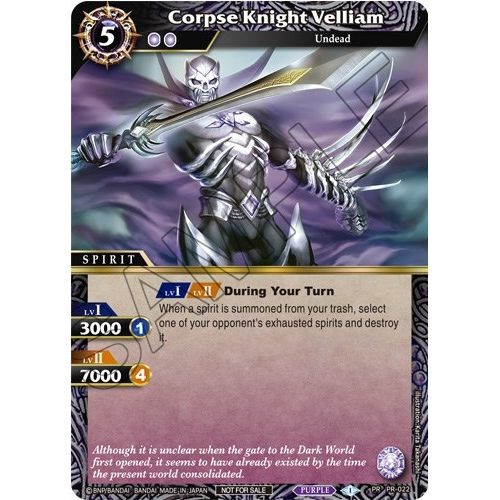 Image for Corpse Knight Velliam (Tournament Pack Vol. 3) (PR-022) (LEP) - Battle Spirits Saga