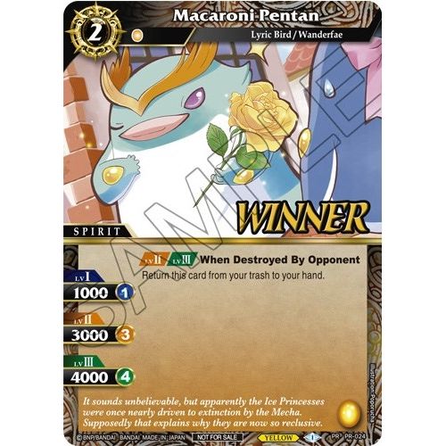 Image for Macaroni Pentan (Tournament Pack Vol. 3 -Winner-) (PR-024) (LEP) - Battle Spirits Saga
