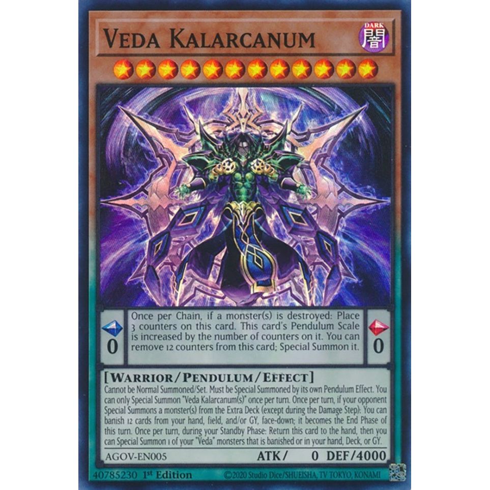 Image for Veda Kalarcanum (AGOV-EN005) (AGOV) - YuGiOh