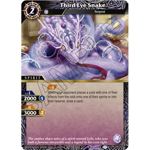 Image for Third Eye Snake (Tournament Pack Vol. 3) (PR-023) (LEP) - Battle Spirits Saga