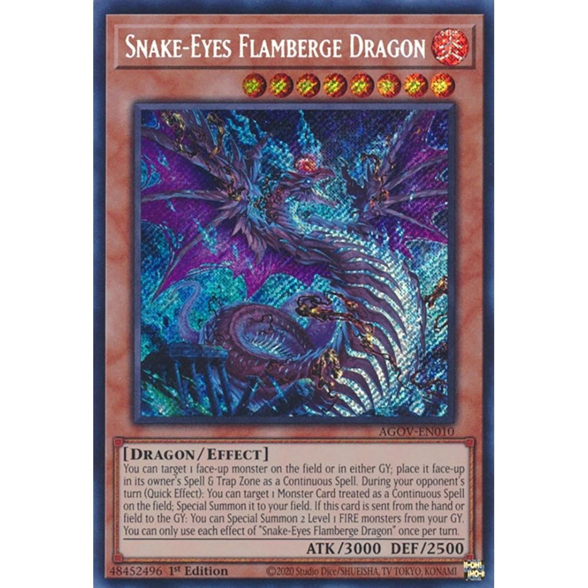 Image for Snake-Eyes Flamberge Dragon (AGOV-EN010) (AGOV) - YuGiOh