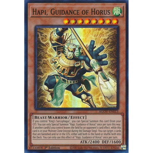 Image for Hapi, Guidance of Horus (AGOV-EN013) (AGOV) - YuGiOh