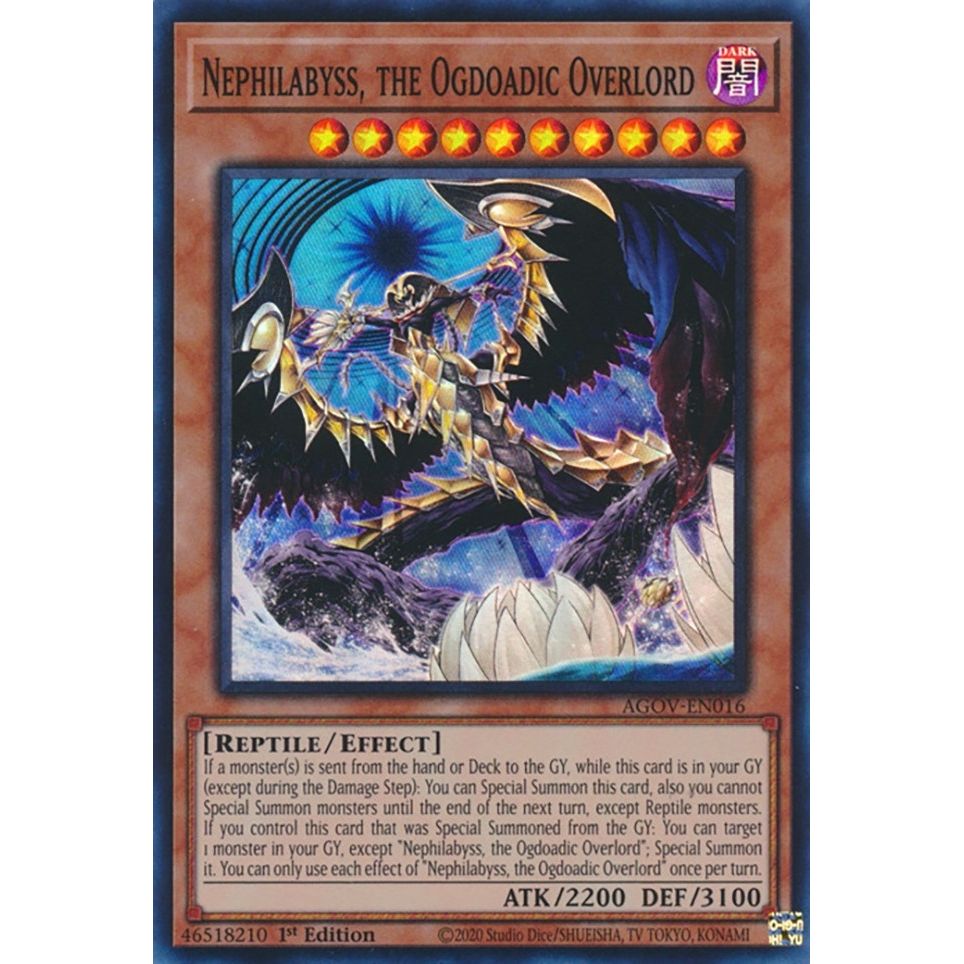 Image for Nephilabyss, the Ogdoadic Overlord (AGOV-EN016) (AGOV) - YuGiOh